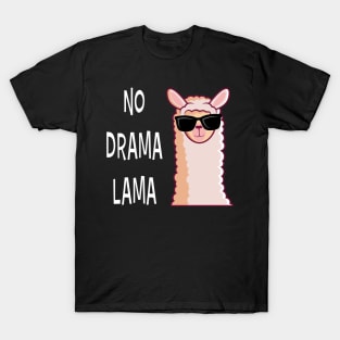 No Drama Lama Funny Gift T-Shirt